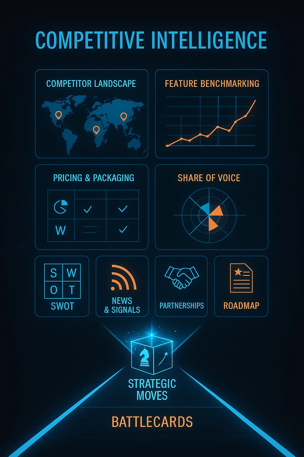 Competitive intelligence illustration