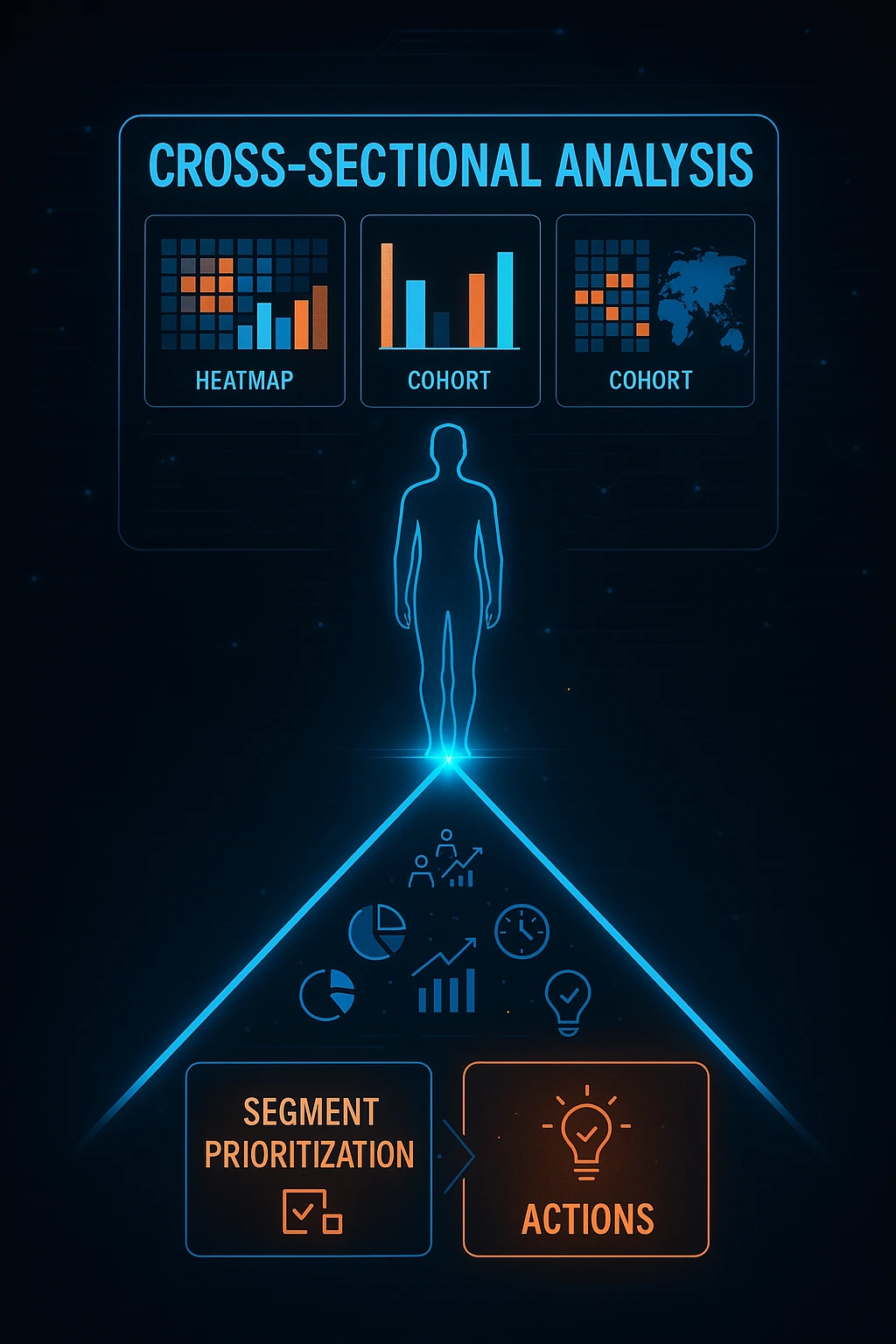 Cross-sectional analysis illustration